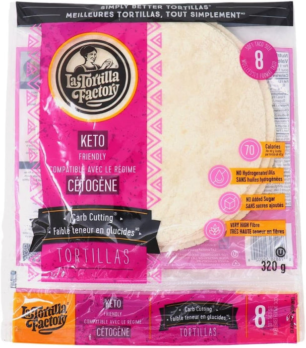 La Tortilla Factory - Keto Flour Tortilla, 320 g