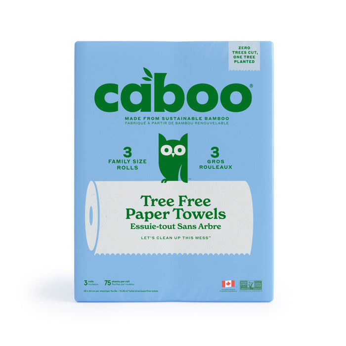 Caboo - Bamboo Paper Towel, 3 Count