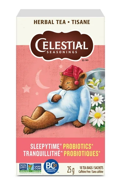 Celestial Seasonings - Herbal Tea Sleepytime Probiotic, 18 Count