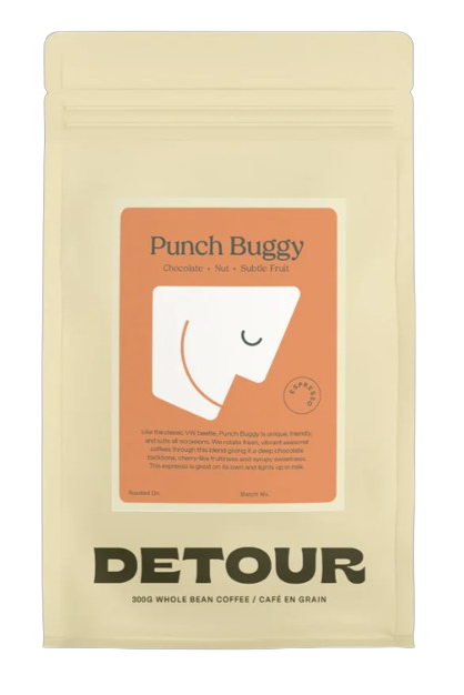 Detour Coffee - Punch Buggy - Espresso Roast, 300 g