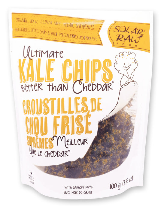 Solar Raw Food - Ultimate Kale Chips, Cheddar 100 g