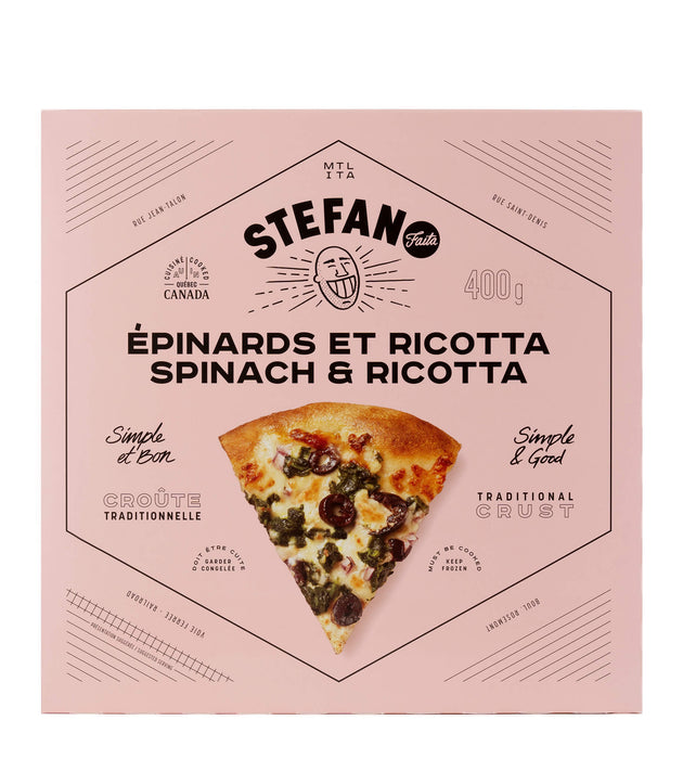 Stefano Faita - Pizza - Spinach & Ricotta, 400 g