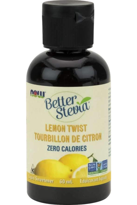 NOW Better Stevia Lemon Twist 60 mL