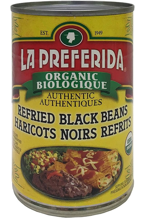 La Preferida - Refried Black Beans, 398 mL