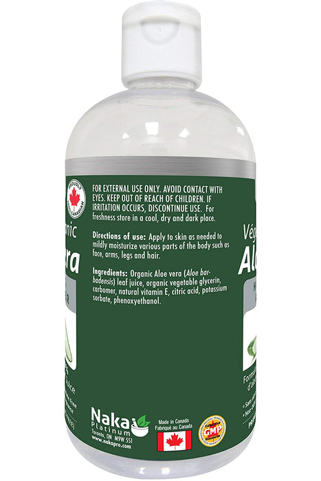 Naka Platinum - Organic Aloe Gel, 340ml