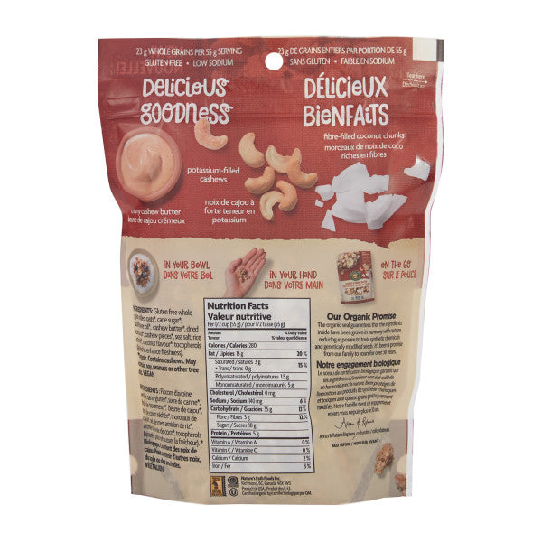 Nature's Path - Organic Granola, Gluten Free, Coconut Cashew, 312 g