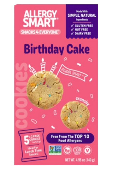 Allergy Smart - Birthday Cake Cookies, 140 g