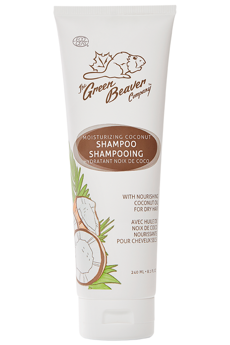 Green Beaver - Moisturizing Shampoo - Coconut, 240 mL