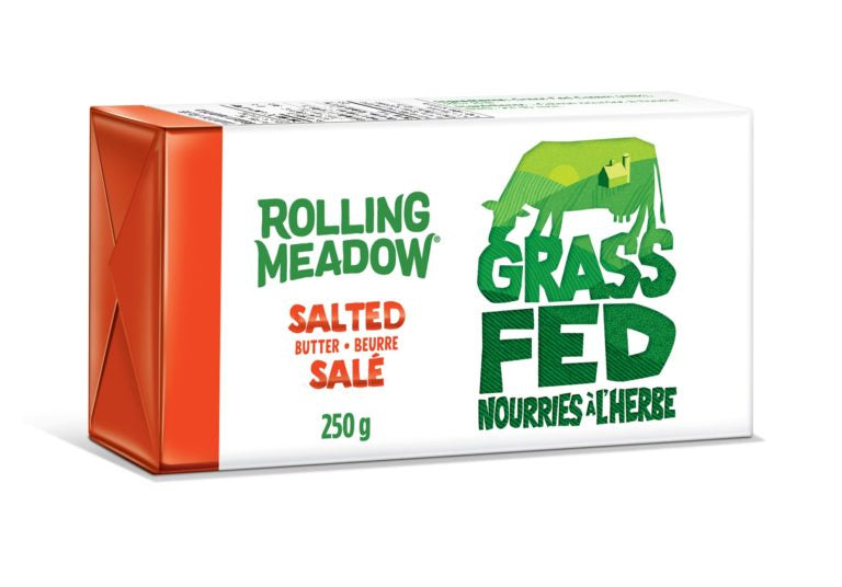 Rolling Meadow - Grass Fed Salted Butter, 250 g