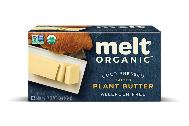Melt Organic - Salted Butter Sticks Made from Plants, 454 g