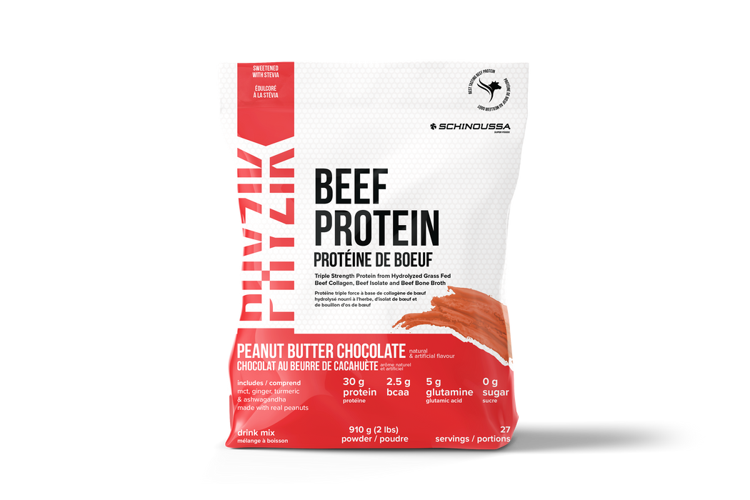 Schinoussa - Hydrolyzed Beef Protein Peanut Butter Chocolate, 910 g