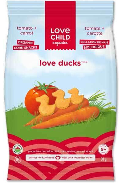 Love Child - Love Ducks, Tomato and Carrot, 30 g