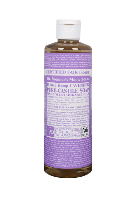 Dr. Bronner's - Organic Lavender Oil Castile Soap - 944ml