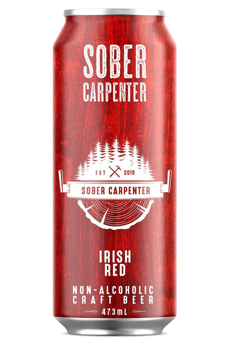 Sober Carpenter - Non-alcoholic Beer, Irish Red, 473 mL