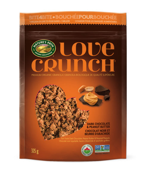 Nature's Path - Love Crunch, Dark Chocolate & Peanut Butter Granola, 325 g