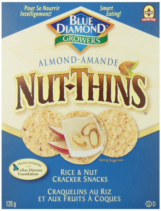 Blue Diamond - Nut-Thins, Almond, 120 g