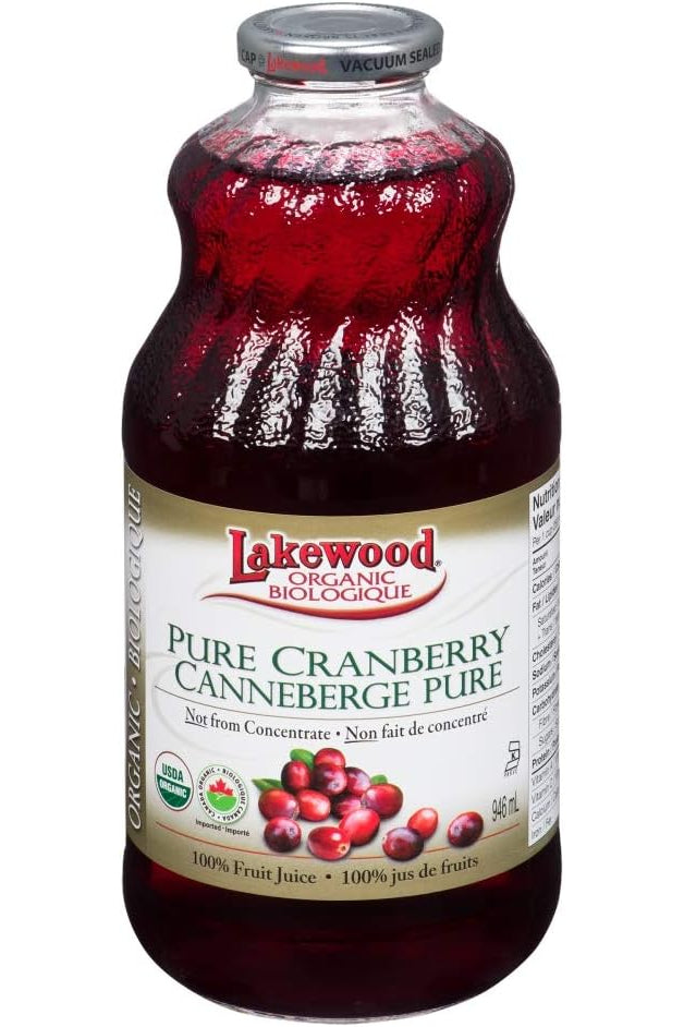 Lakewood - Pure Cranberry Juice, 946 mL — Goodness Me!
