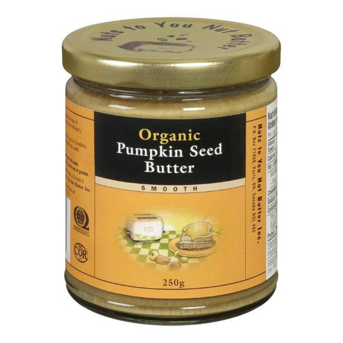 Nuts to You Nut Butter - Organic Smooth Pumpkin Seed Butter, 250 g