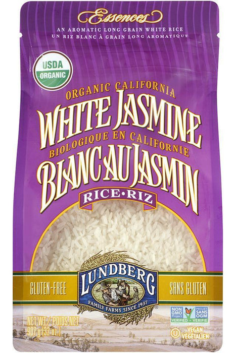 Lundberg Family Farms - Organic White Jasmine Rice, 907 g