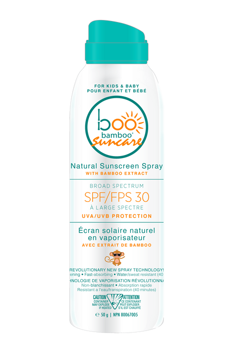 Boo Bamboo - SPF 30 Baby Sunscreen Mini Spray, 50 g