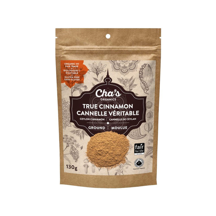 Cha's Organics - True Cinnamon, Ground - 130 g