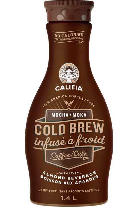 Califia Farms - Mocha Cold Brew Coffee with Almond MIlk, 1.47 L