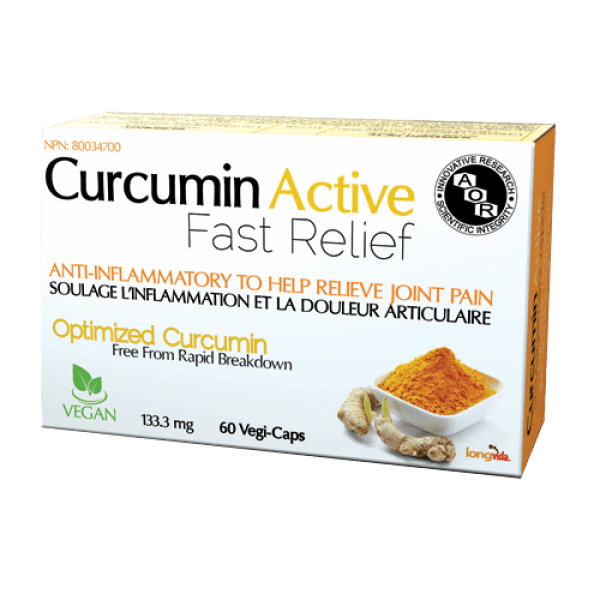 AOR, Curcumin Active 133.3mg, 60 Caps