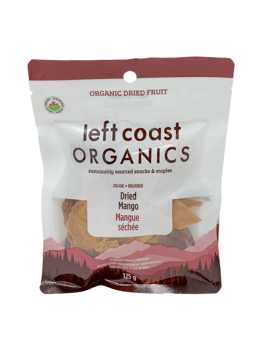 Left Coast Organics - Dried Mango, 125 g
