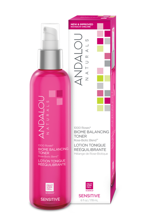 Andalou Naturals - 1000 Roses Biome Balancing Toner, 178 mL