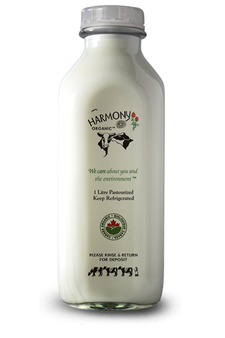 Harmony Organic - Organic 1% Partly Skimmed Milk, 1 L