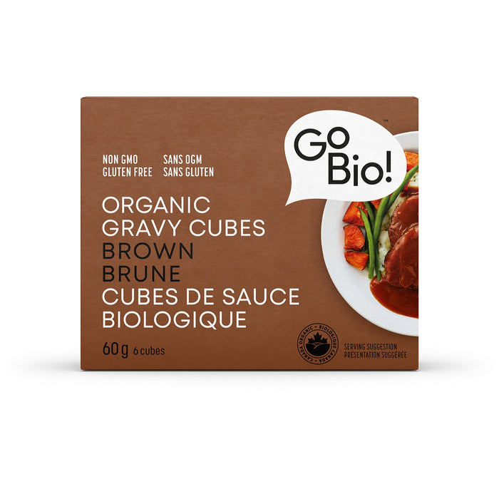 GoBio - Organic Gravy Cubes - Brown Gravy, 60 g