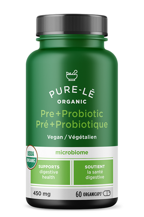 Pure-le Natural - Organic Prebiotic + Probiotic, 60 Caps