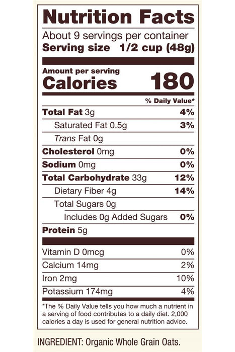 Bob's Red Mill - Organic Thick Rolled Oats, 907 g