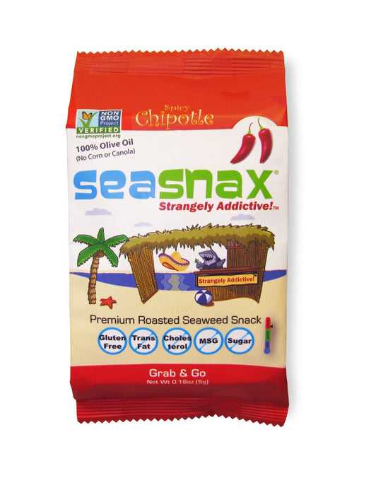 Seasnax - Seaweed Snack Spicy Chipotle, 5g