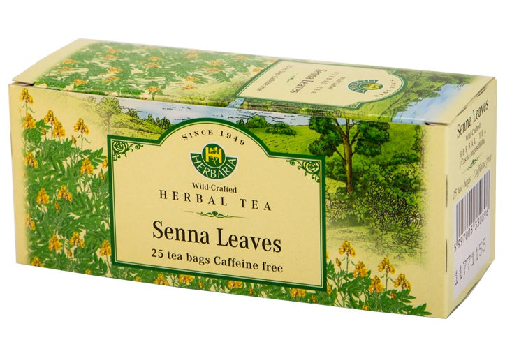 Herbaria - Senna Leaves Tea, 25 TEA BAGS