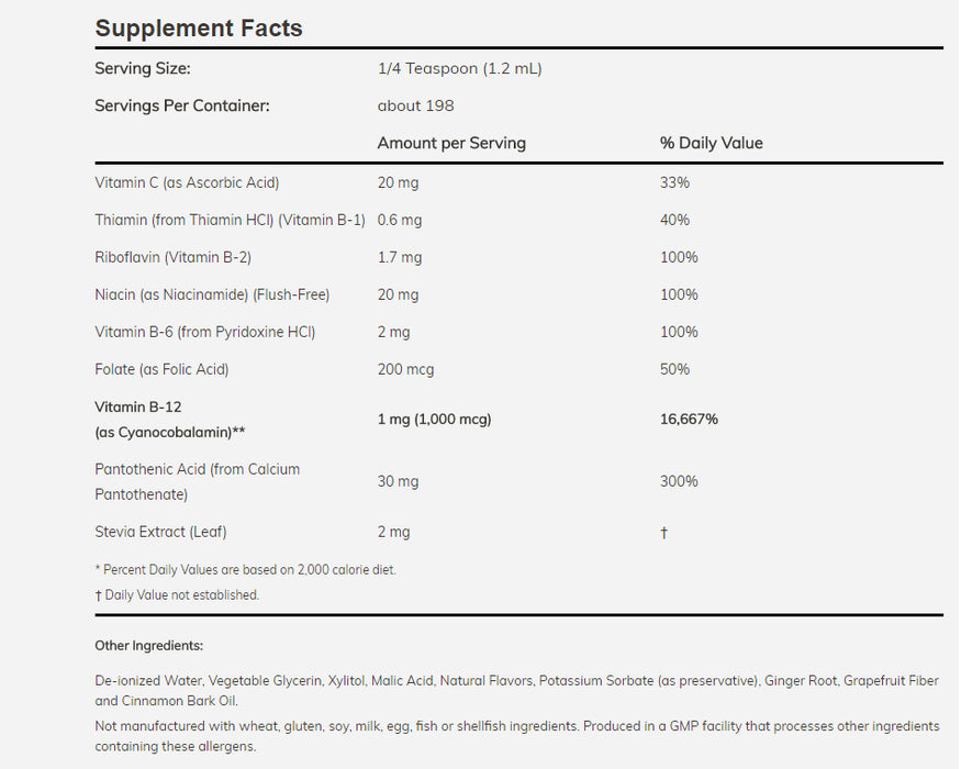 NOW - B-12 Complex Liquid, 60ml