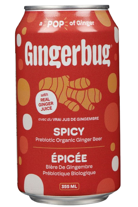 Gingerbug - Ginger Beer - Spicy, 355 mL