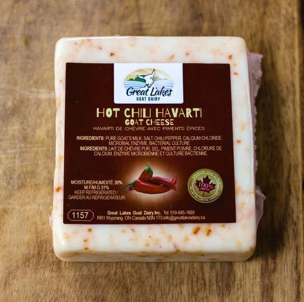 Great Lakes Goat Dairy - Hot Chili Havarti Goat Cheese, 175 g