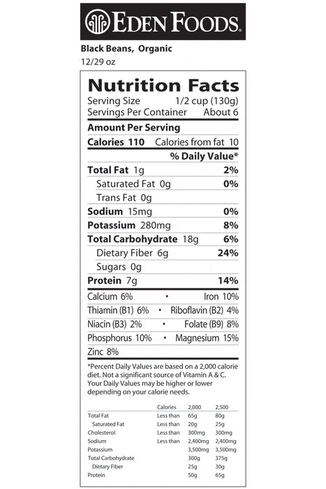 Eden - Black Beans - 796 mL