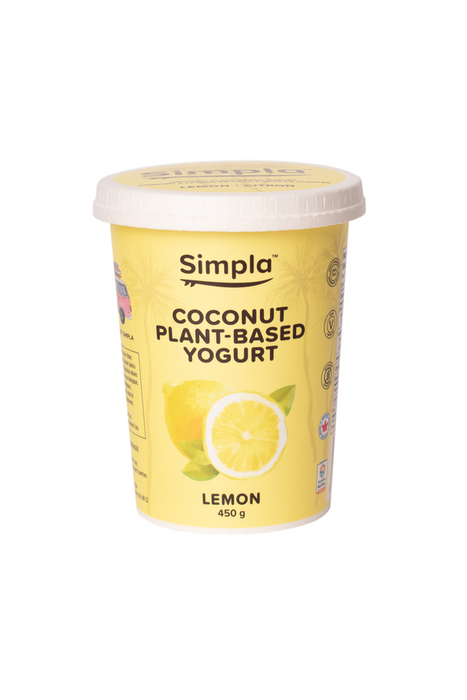 Simpla - Coconut Yogurt - Lemon, 450 g