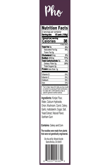 Miracle Noodle - Ready-to-Eat Vegan Pho, 215 g
