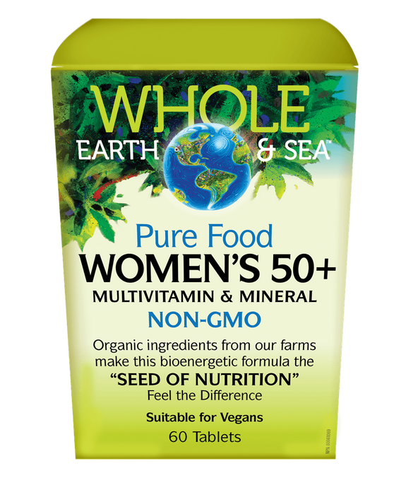 Whole Earth & Sea - Women’s 50+ Multivitamin & Mineral, 60 Tabs