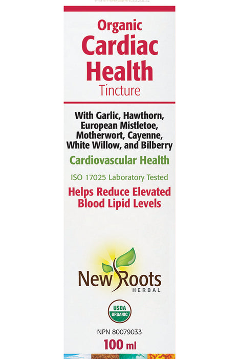 New Roots Herbal - Cardiac Health Tincture, 100 mL
