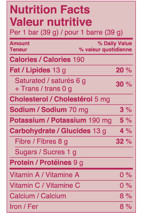 Love Good Fats - Cookies & Cream Bar, 39g