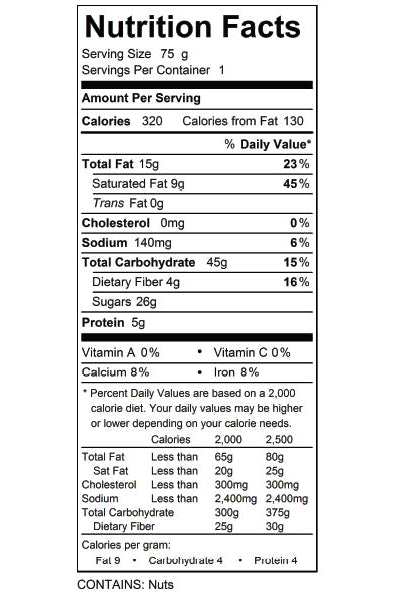 Sweets from the Earth - Chocolate Caramel Pecan Bar, 75 g