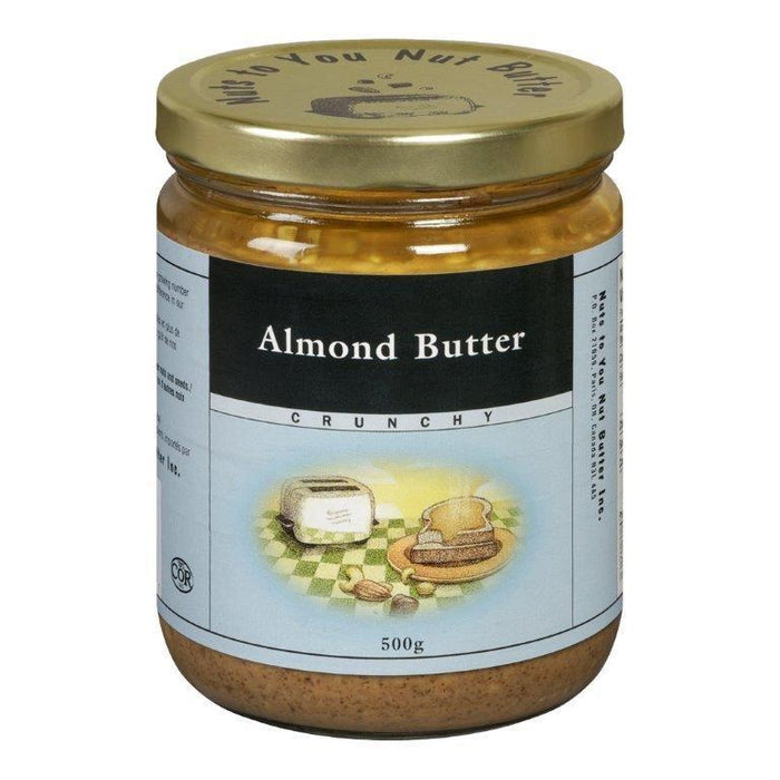 Nuts to You Nut Butter - Organic Crunchy Almond Butter, 365 g