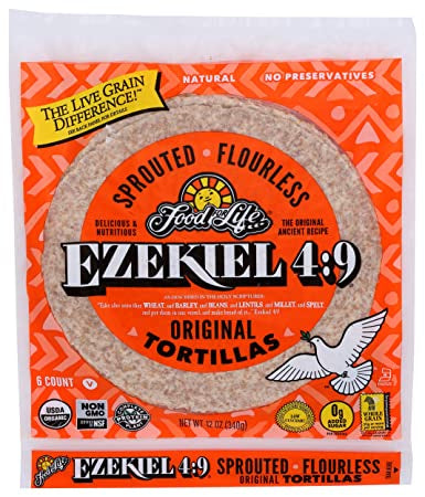 Food for Life - Ezekiel 4:9 Sprouted Whole Grain Tortillas, 340 g