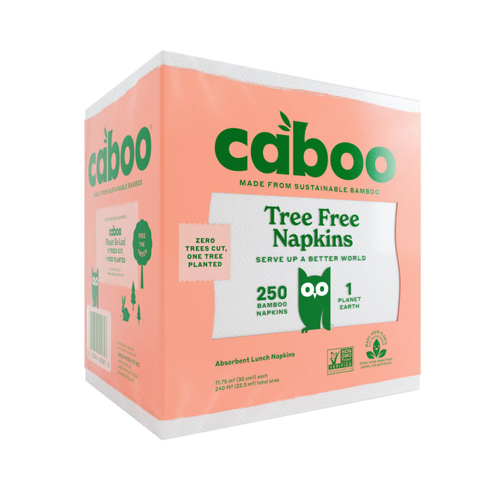Caboo - Bamboo Paper Napkins, 250 Count