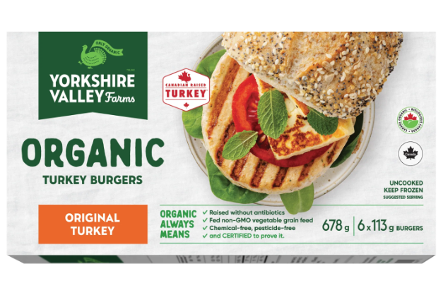 Yorkshire Valley - Organic Turkey Burgers, 678 g