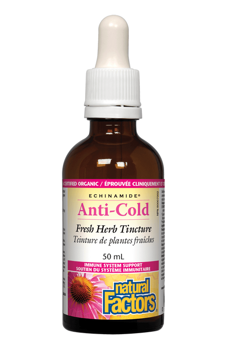 Natural Factors - Anti-Cold Fresh Herb Tincture, 50 ml